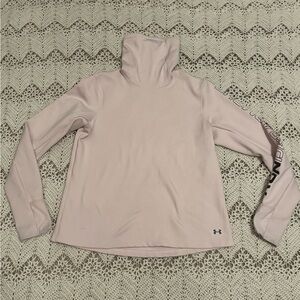 Cold Gear Outdoors Running Sweatshirt Women’s Size XL Blush Pink Face Coverage
